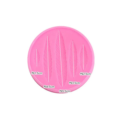 Feather Silicone Mold Ultra-light Clay DIY Angel Devil Wings Fondant Soft Pottery Hand-made Clay Polymer Wings Tool