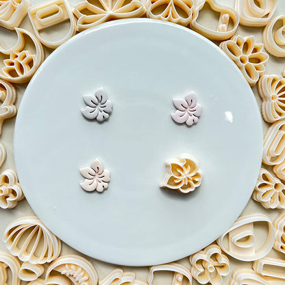 Flower Series Rose/Lotus/Sakura/BlueBell Clay Mold Cutting Soft Clay Earring Jewelry Pendant Design DIY Hand Made Clay Tool Gift