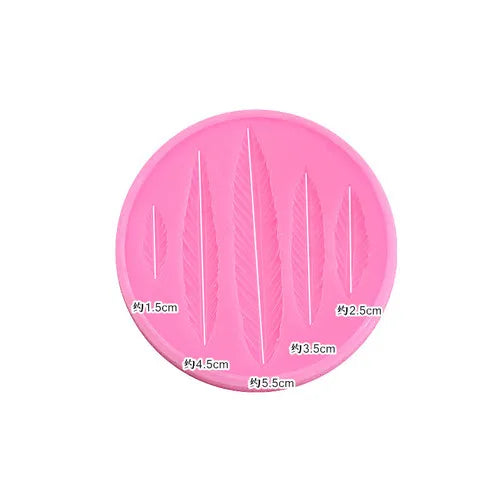 Feather Silicone Mold Ultra-light Clay DIY Angel Devil Wings Fondant Soft Pottery Hand-made Clay Polymer Wings Tool