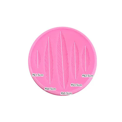 Feather Silicone Mold Ultra-light Clay DIY Angel Devil Wings Fondant Soft Pottery Hand-made Clay Polymer Wings Tool